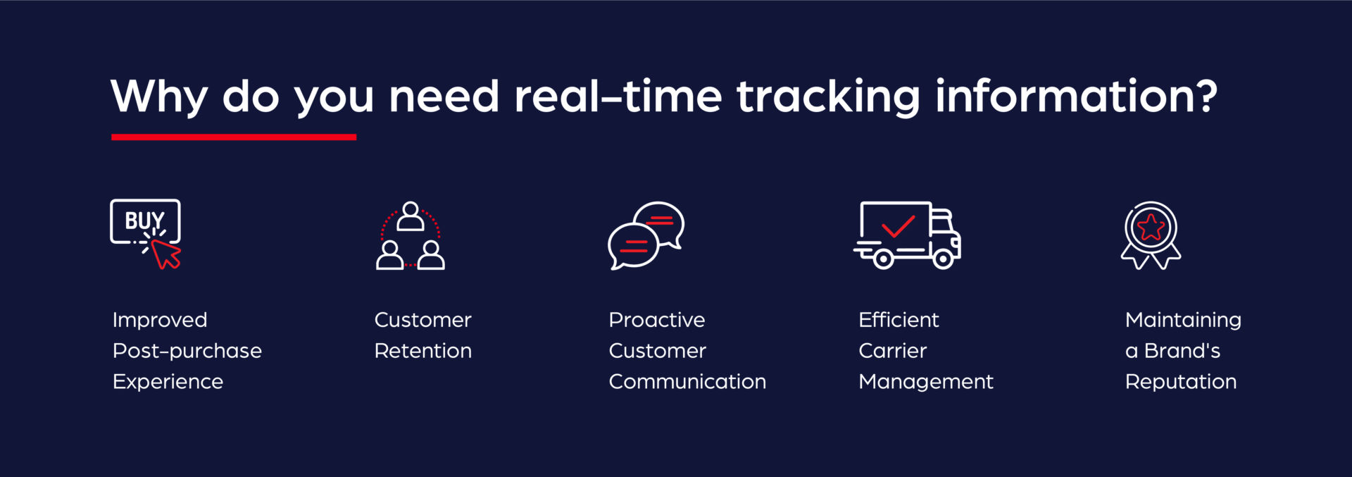 Why do you need real time tracking info