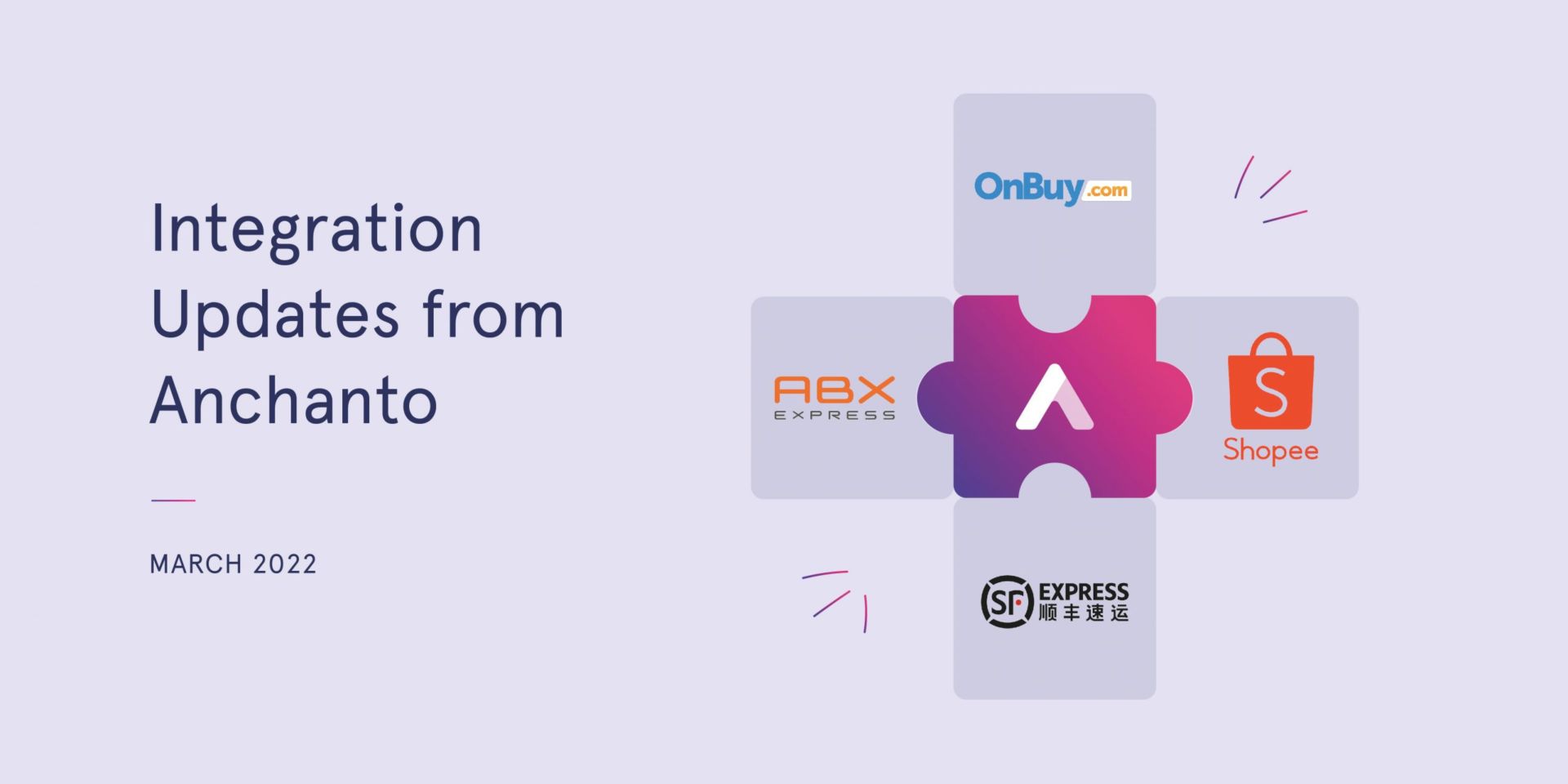 Anchanto Integrations Updates – March 2022