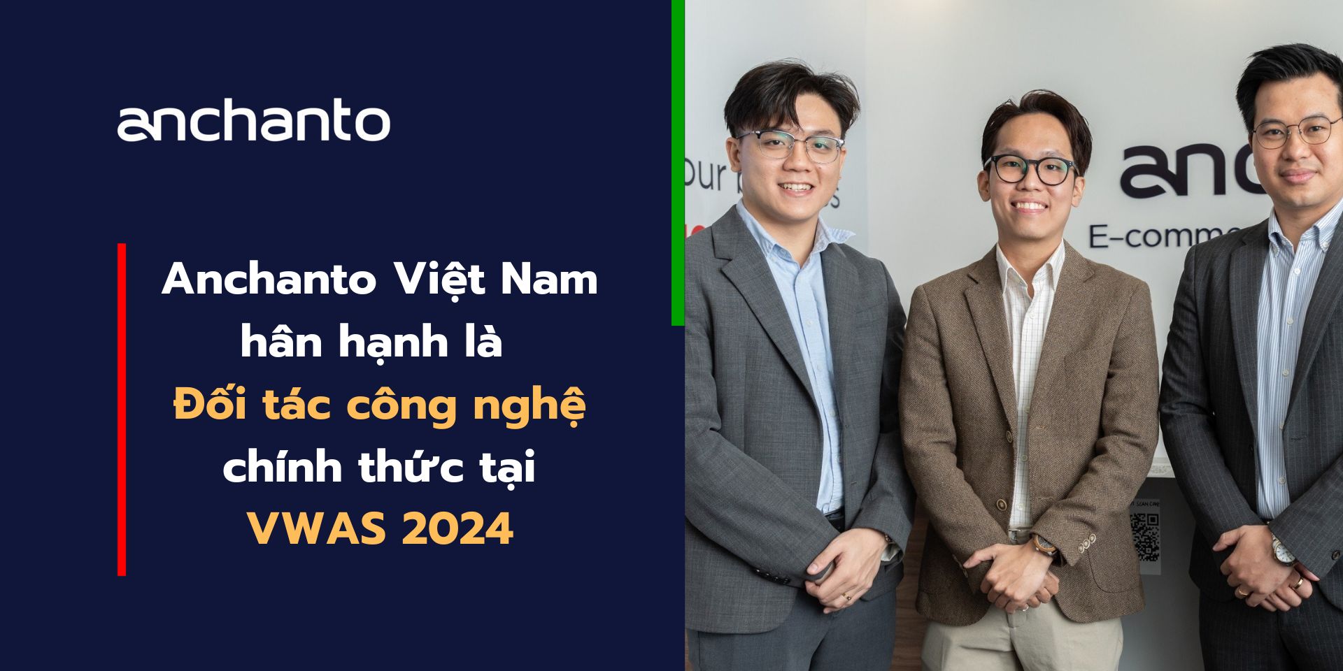 Anchanto Việt Nam hân hạnh là Đối tác công nghệ chính thức tại VWAS 2024