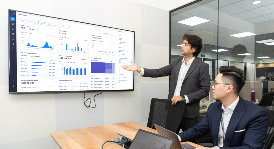 Visual representing ecommerce operations, fulfillment, or supply chain technology