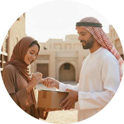 Visual representing ecommerce operations, fulfillment, or supply chain technology