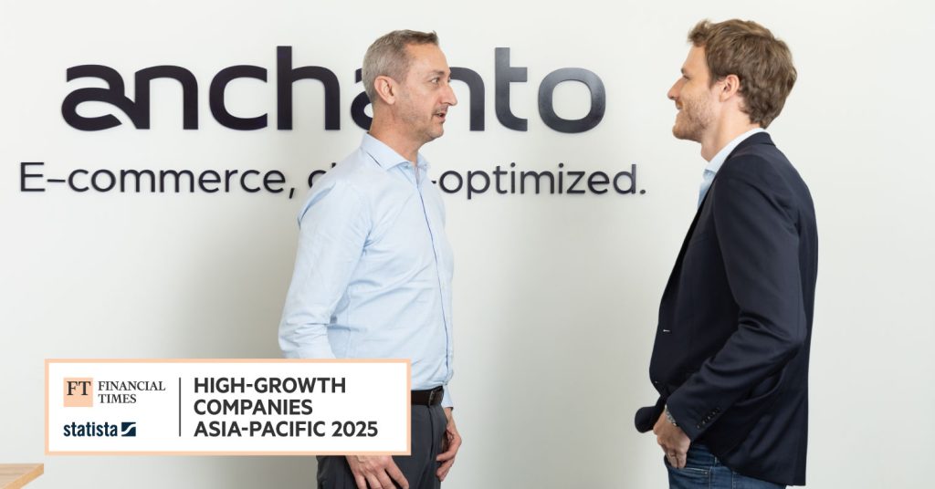 Anchanto ได้รับการจัดอันดับให้เป็นหนึ่งในบริษัทที่มีการเติบโตสูงในภูมิภาคเอเชียแปซิฟิก
