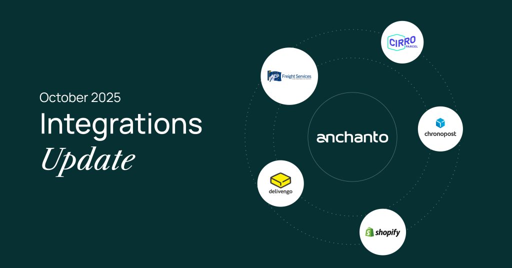Anchanto Integrations Updates - October 2025