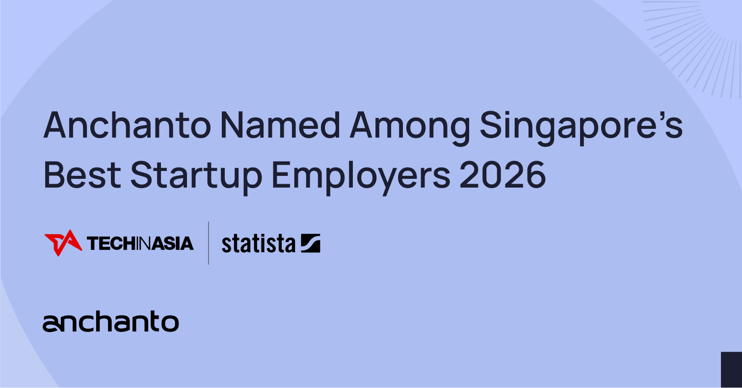 Anchanto Named Among Singapore’s Best Startup Employers 2026 